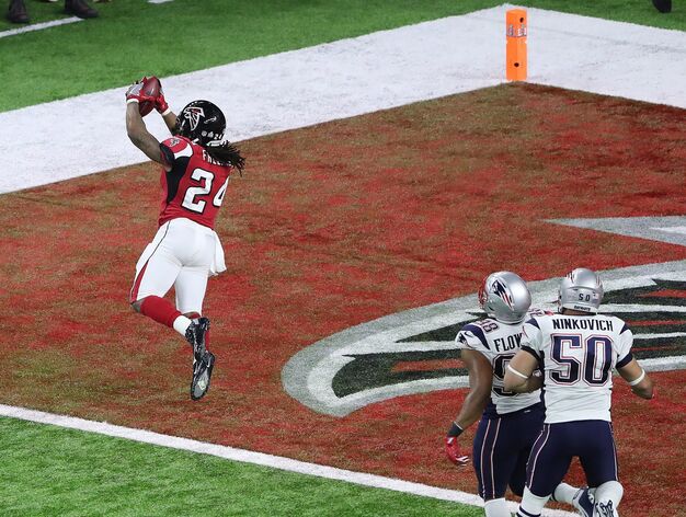 La final de la Super Bowl entre los Patriots y los Falcons