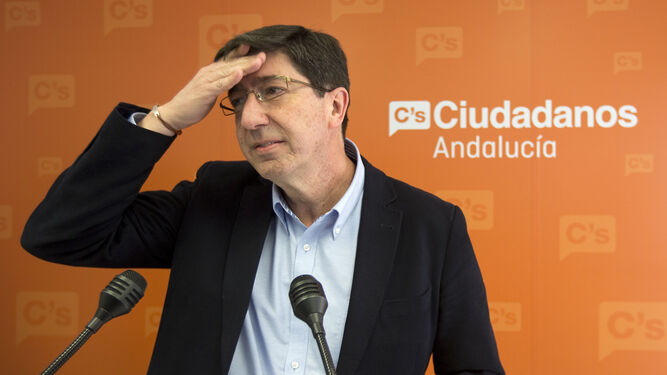 El líder de Ciudadanos en Andalucía, Juan Marín.