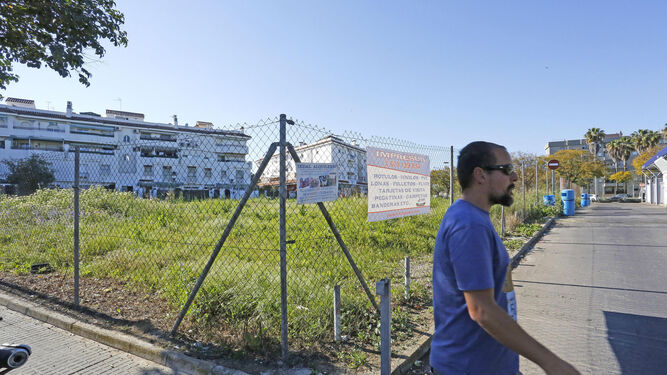 Imagen de la parcela donde se construirá la nueva sede del Instituto Nacional de la Seguridad Social en Jerez.