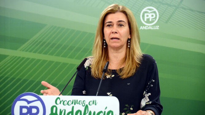 La parlamentaria del PP andaluz Teresa Ruiz-Sillero.