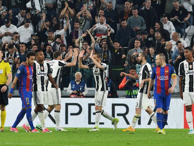 El Juventus-Barcelona, en im&aacute;genes
