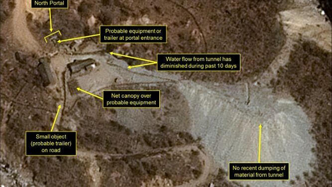 Imagen de satélite que ha publicado la web 38north.org.