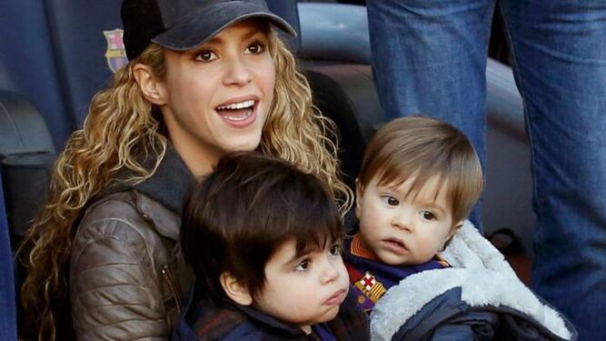 Shakira se irá de gira con sus hijos Sasha y Milan