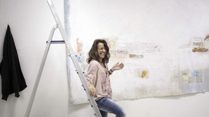 Blanca Orozco, una de las artistas que expone en esta muestra.