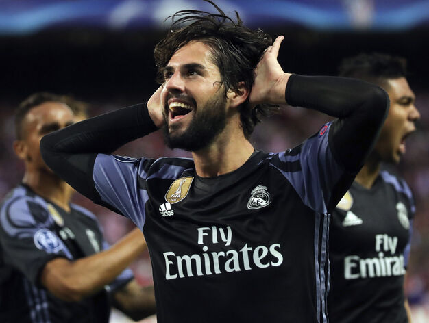 Las im&aacute;genes del Atl&eacute;tico-Madrid de la vuelta de semifinales en 'Champions'