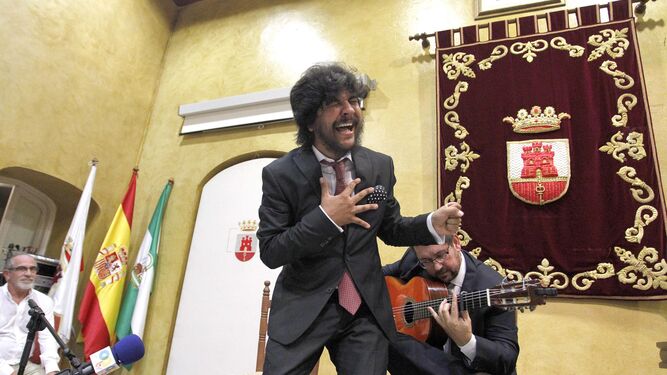 Alonso Núñez 'Rancapino Chico' está siendo uno de los cantaores más solicitados.