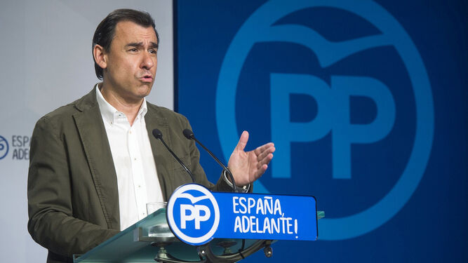 Fernando Martínez-Maíllo, ayer tras el Comité de Dirección del PP.