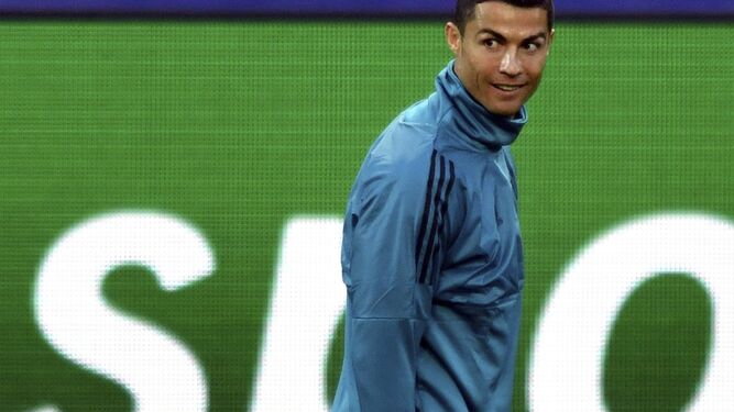 Cristiano Ronaldo, en Dortmund.