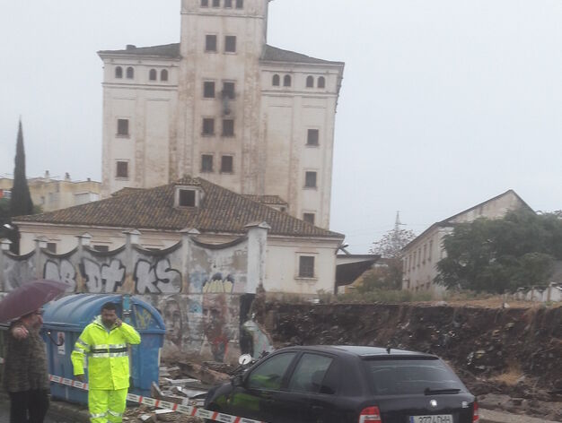 Los efectos del temporal de lluvia en Jerez