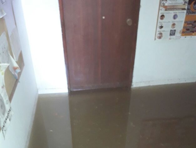 Inundaci&oacute;n en el local de la Asociaci&oacute;n de Vecinos de San Benito.