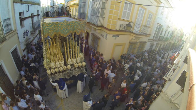 La Virgen de la Amargura irá a la Catedral en su paso de palio.