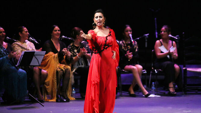 María José Santiago, en una de sus actuaciones del pasado año.