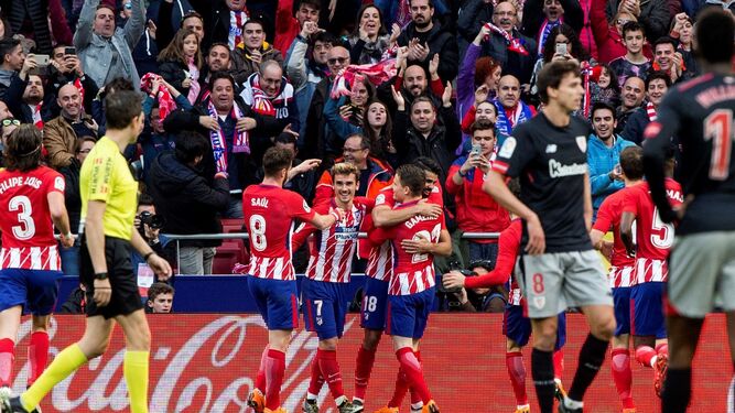 El Atl&eacute;tico de Madrid-Athletic de Bilbao, en im&aacute;genes