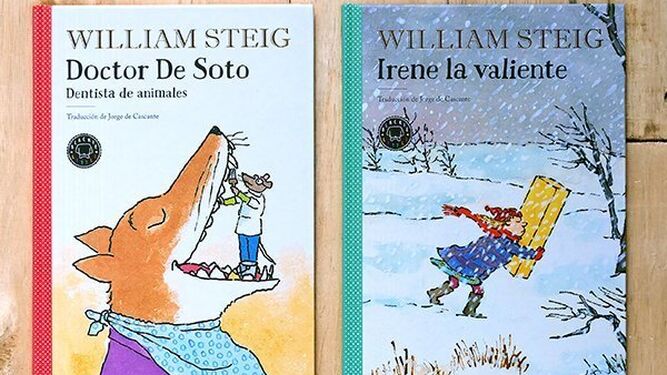 Dos portadas de los libros de Steig.
