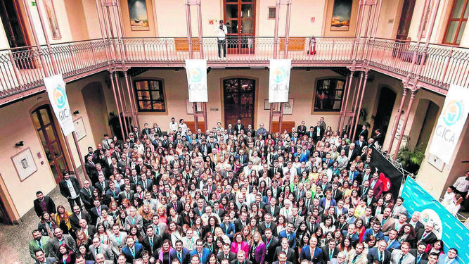 Un momento de la sexta convención anual del sector inmobiliario que tuvo lugar en el Palacio de Exposiciones y Congresos de Cádiz.