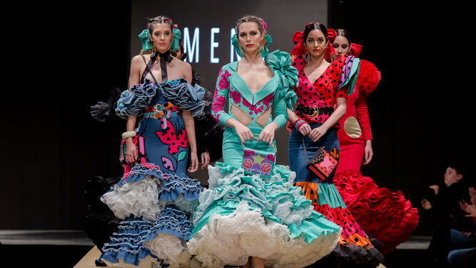 Diseños de Pepa Mena en Pasarela Flamenca Jerez