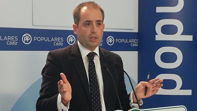 Antonio Saldaña, portavoz del PP y candidato a la alcaldía de Jerez.