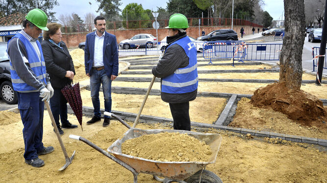 El teniente de alcaldesa José Antonio Díaz ha visitado esta semana el estado de las obras.