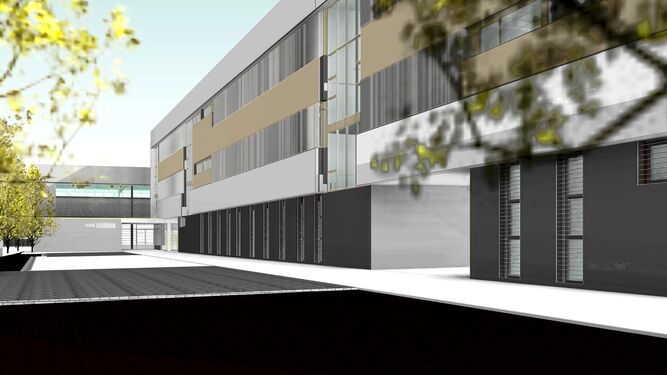Imagen virtual del proyecto del nuevo instituto