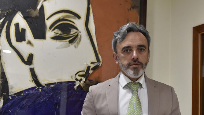 Manuel Contreras Caro, consejero delegado de Grupo Azvi, ayer, en la sede de la compañía en Sevilla.