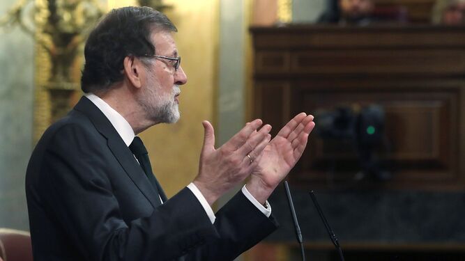 Intervenci&oacute;n de Rajoy.