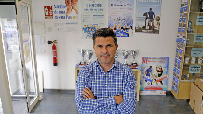 Juan Carlos Ramírez, coordinador de la cantera del Xerez Deportivo FC, anuncia que la próxima temporada tendrán dos equipos más.