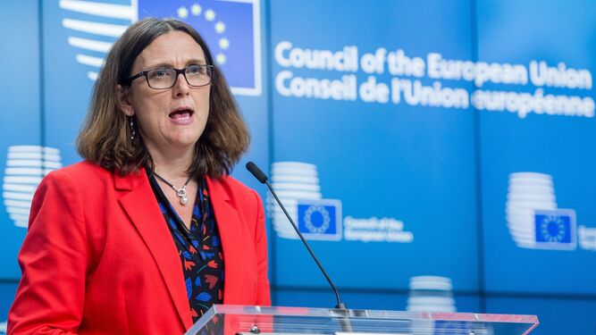 La comisaria europea de Comercio, Cecilia Malmström, en una imagen reciente.