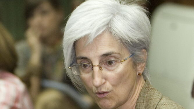 La fiscal jefe de Sevilla, María José Segarra, accedió al cargo en 2004.