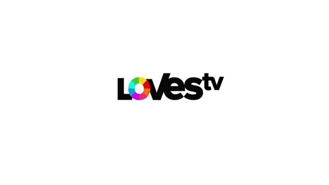 El logotipo de la plataforma LOVEStv.