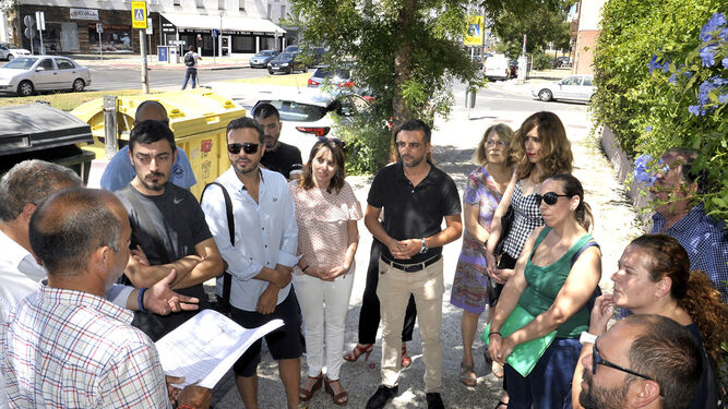 Presentación del proyecto del Ayuntamiento y Aquajerez a los vecinos de El Estribo.