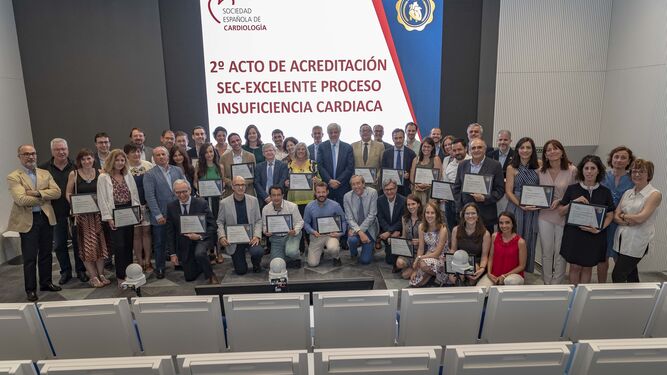 Celebración del acto de acreditación de la Sociedad Española de Cardiología.