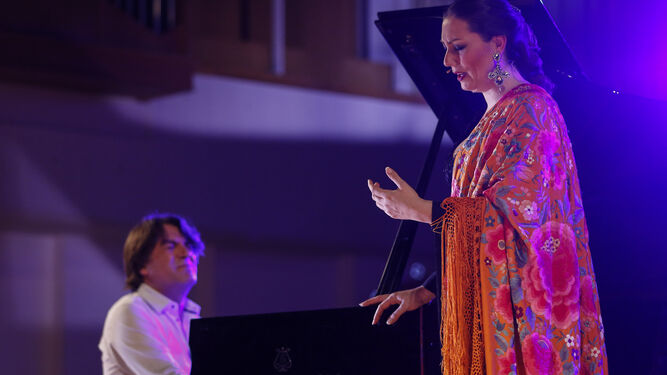 Imagen de un concierto reciente en Granada de Marina Heredia y Dorantes.