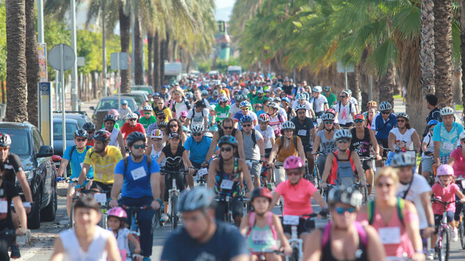 Imagen de una de las últimas ediciones de la Bici-Amistad, uno de los eventos de la Semana de la Movilidad.