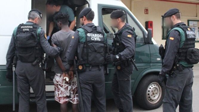 Uno de los detenidos por su implicación en el salto a la valla de Ceuta.