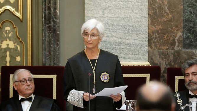 María José Segarra, fiscal general, en la inauguración del Año Judicial