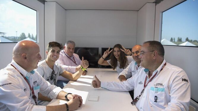 Marcos Ramírez, sonriente tras firmar su regreso al Leopard Racing.