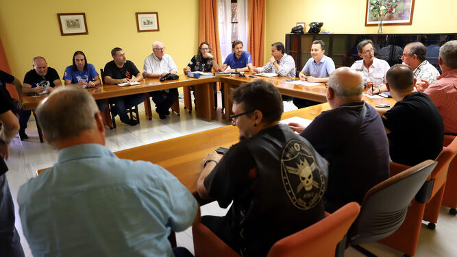 Encuentro de los integrantes del Consejo del Motor, en el Ayuntamiento.