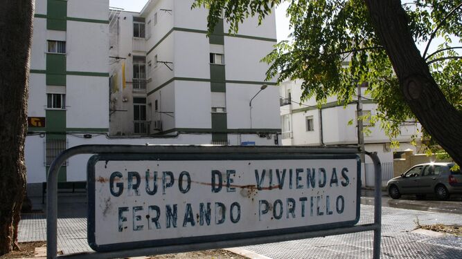 La barriada de Fernando Portillo, ubicada junto a la calle Valdés y cerca del hospital.