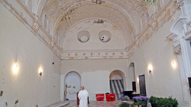 La sala capitular donde se rodó la serie de Netflix es una de las estancias más grandes del convento dominico.