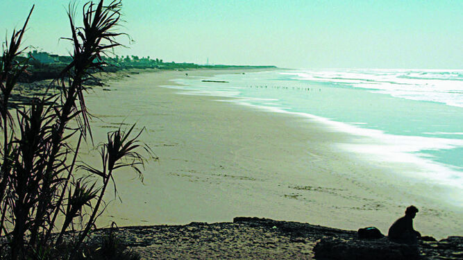 La playa de El Palmar, en una imagen de archivo