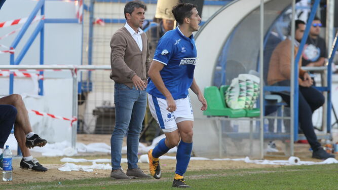 Marcelo, junto a Pepe Masegosa en un partido en La Juvenud.