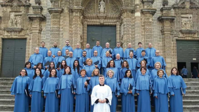 Fotografía del coro de la capilla musical catedralicia.