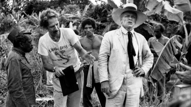 Werner Herzog y Klaus Kinski en el rodaje de ‘Fitzcarraldo’.