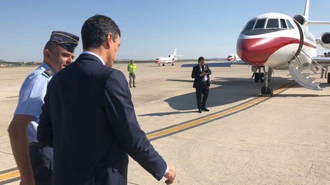 Pedro Sánchez toma el avión hacia Mali.