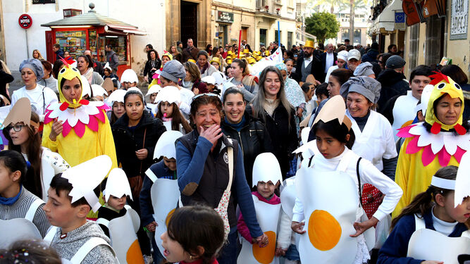 Imagen de una pasada edición del Carnaval de Jerez.