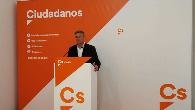 Javier Cano, diputado de Ciudadanos por Cádiz.