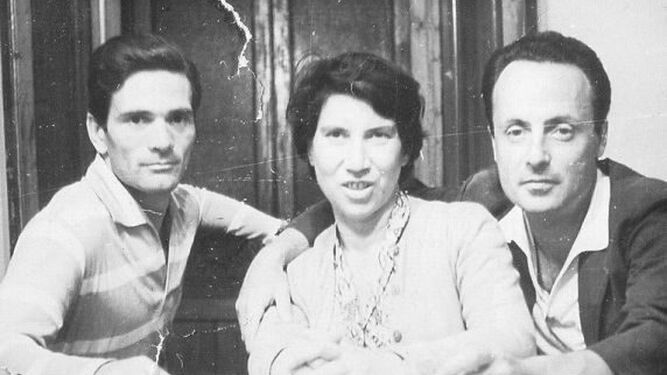 Tres grandes: Pier Paolo Pasolini, Natalia Ginzburg y Giorgio Bassani.