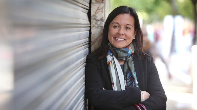 La nueva directora general de Trabajo Autónomo, Susana Romero, ayer en la calle Larga.