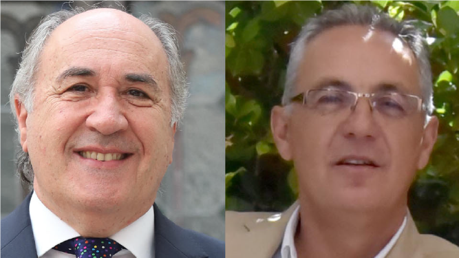 José Ignacio Landaluce (PP) y Juan Lozano (PSOE)