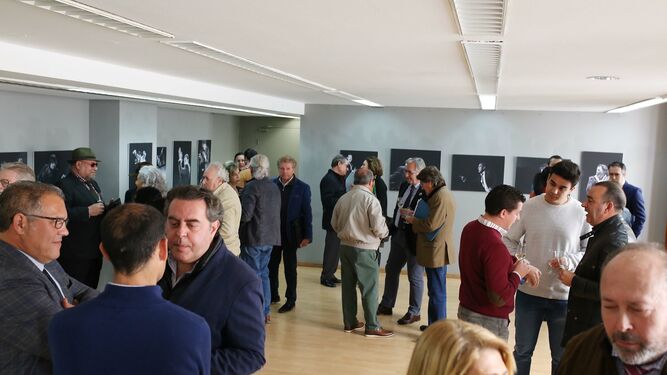 Imágenes inauguración de la exposición de Javier Serrano en 'ArteaDiario'